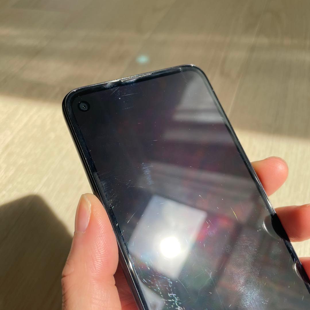 Google Pixel 4a ジャストブラック おサイフケータイ未初期 難あり