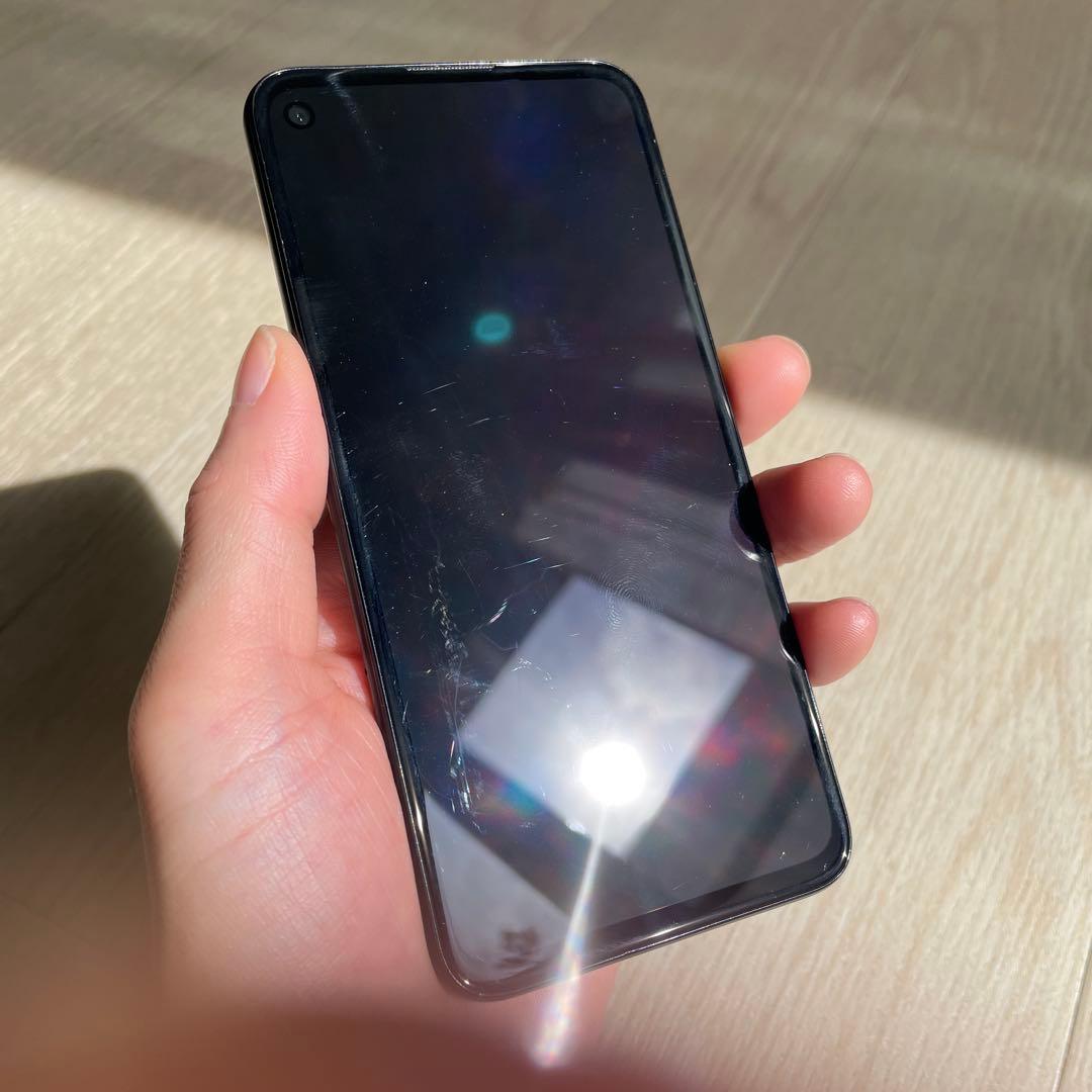 Google Pixel 4a ジャストブラック おサイフケータイ未初期 難あり