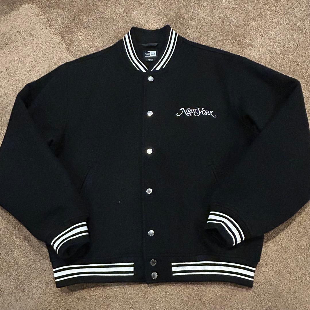【極美品】 NEWERA NEW YORK スタジャン ブラック M