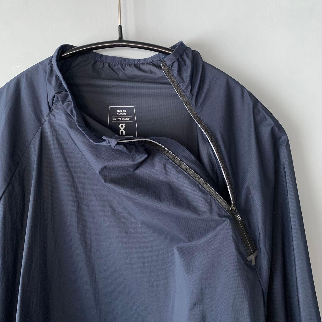 on Active Jacket オン ネイビー XL ナイロンジャケット