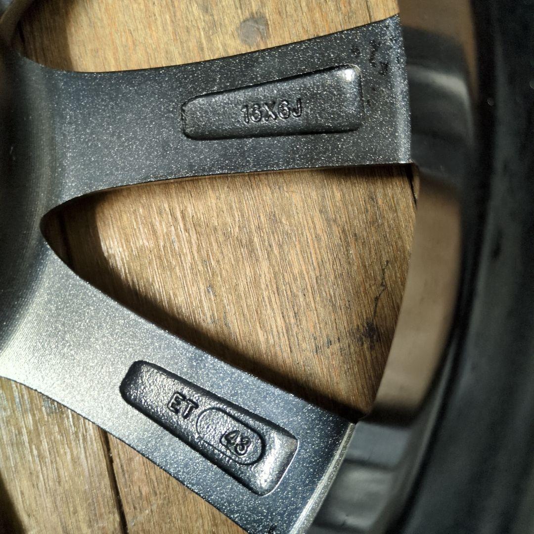 ミ*ツ様 美品　送込　2023年　社外アルミ　16×6　P100　4穴　ライズ