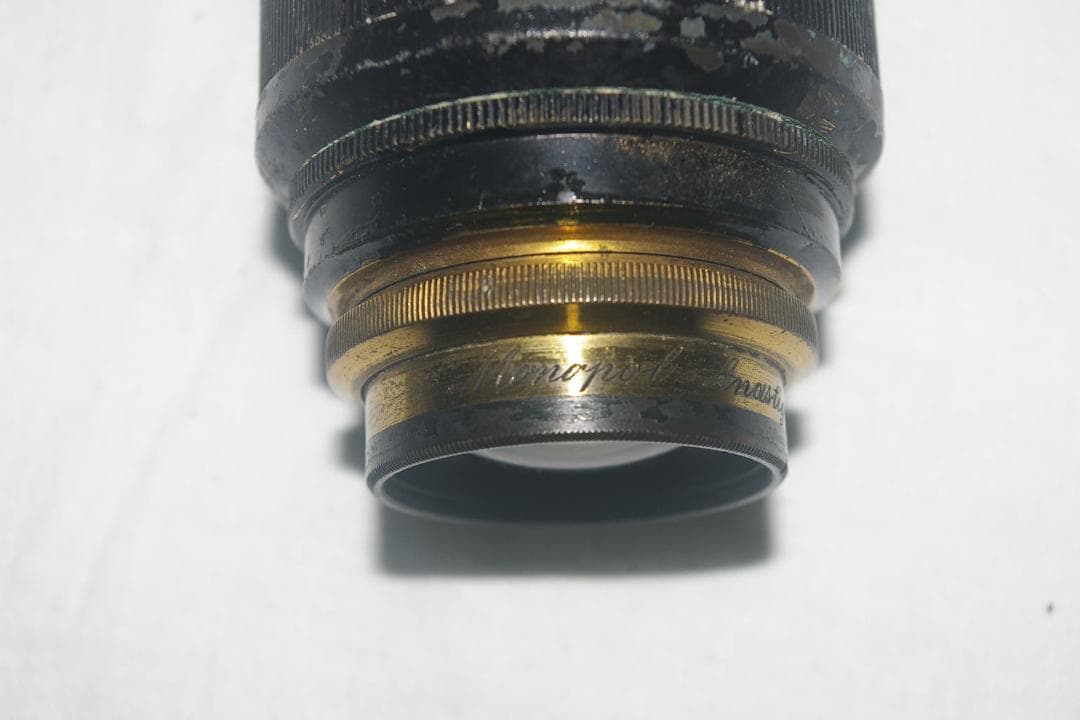 テスト画像有　古典玉 Monopol 15cm f8 Leica-Lマウント改