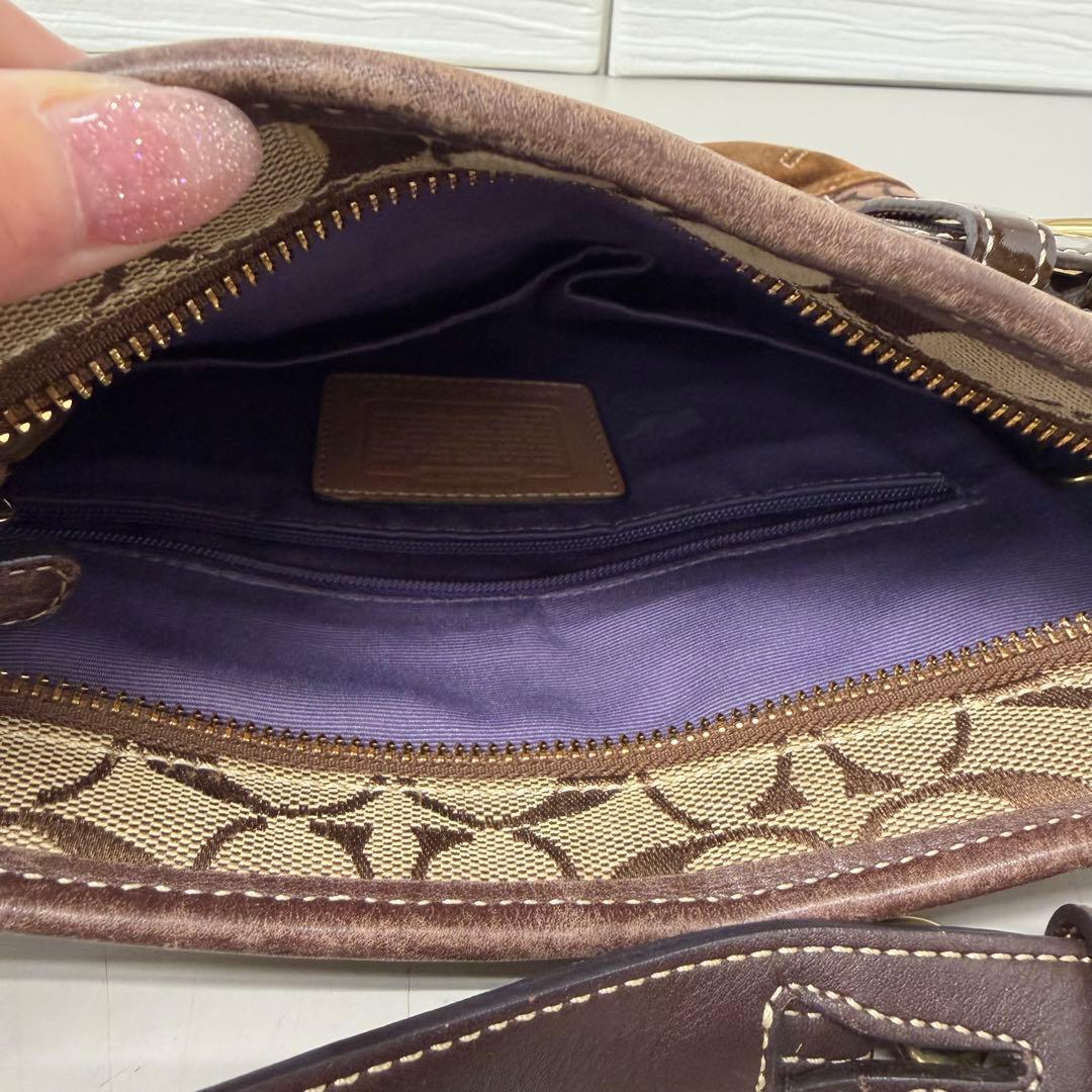 パッチワークショルダーバッグ　コーチ　coach