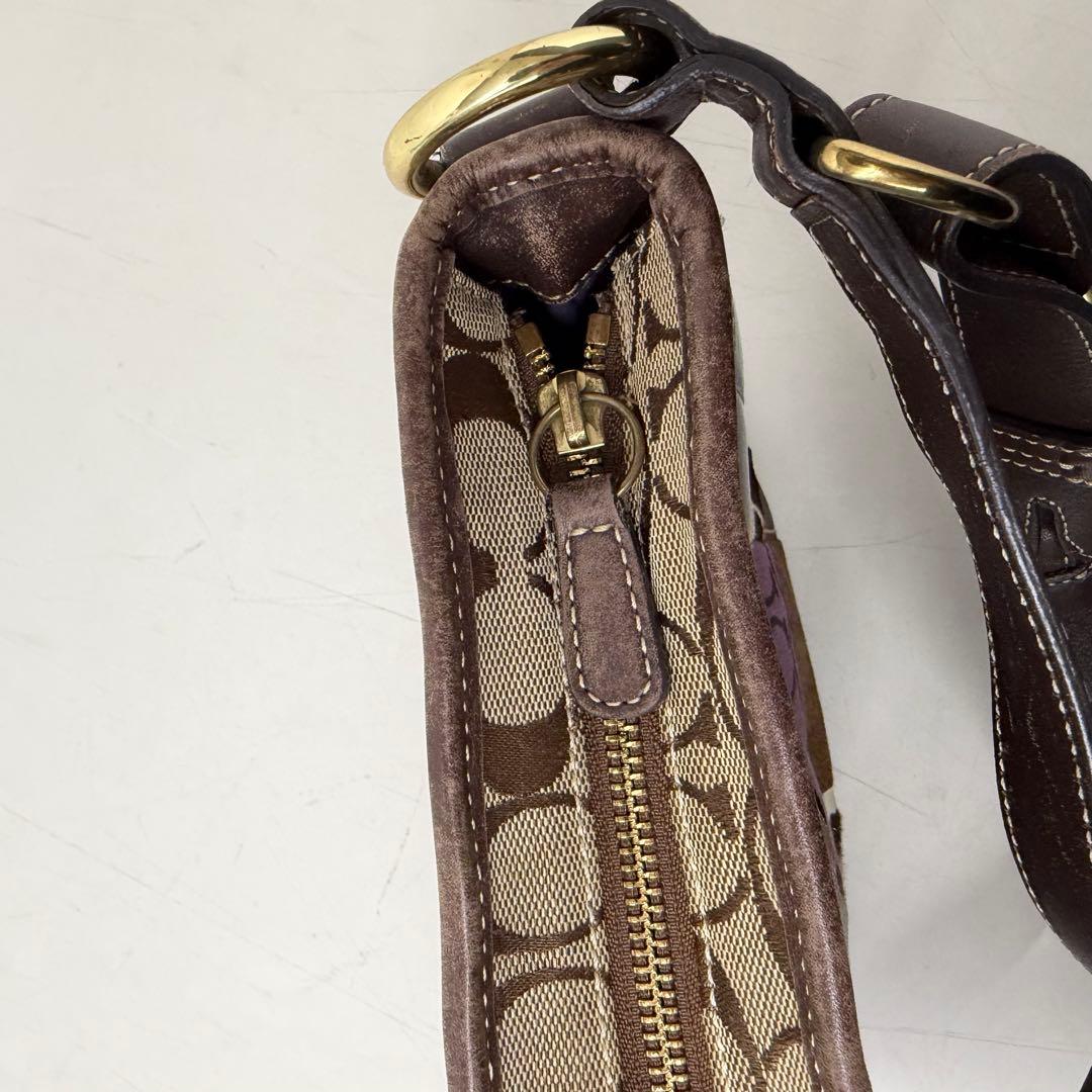 パッチワークショルダーバッグ　コーチ　coach