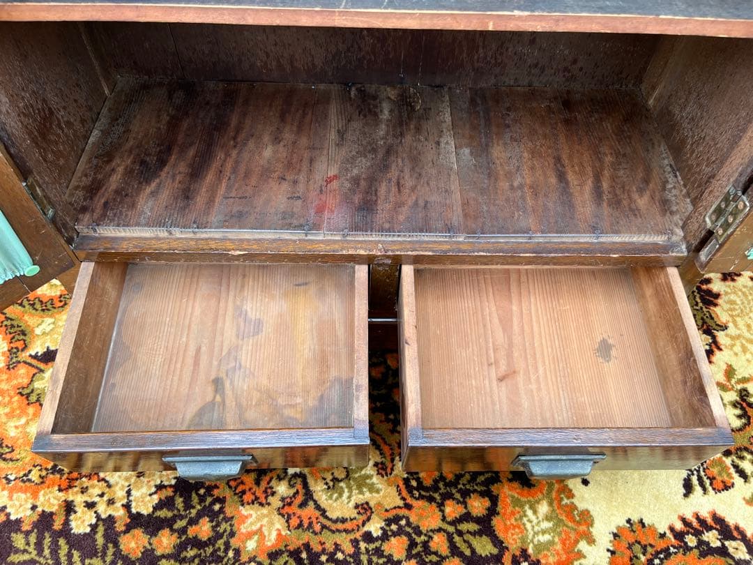 棚 飾り棚 キャビネット 昭和レトロ 古民家 当時物 インテリア