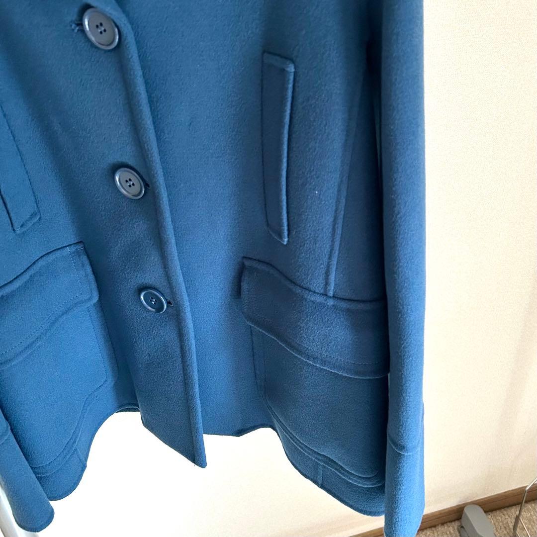 ✨新品タグ付✨S Max Mara クチートアマーノ ショートコート ブルー40