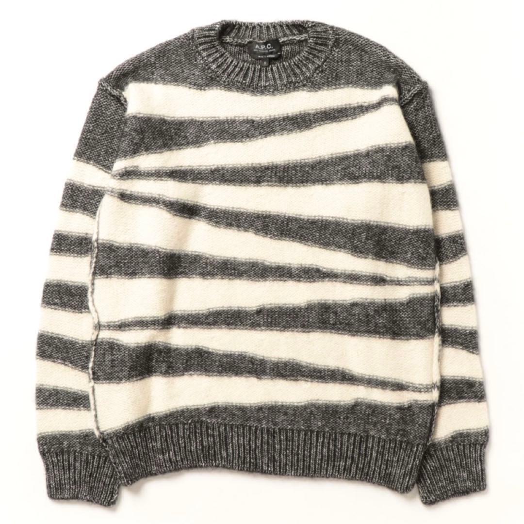 [A.P.C.] PULL SEBASTIEN - 総柄ニットプルオーバー