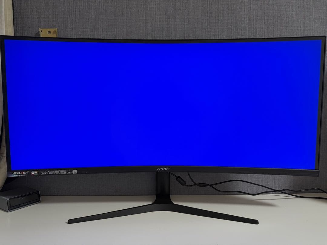 JAPANNEXT 37.5インチ IPS BLACK 湾曲ウルトラワイド