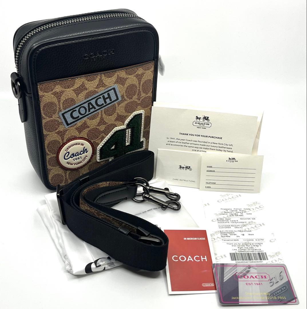 【新品・未使用】COACH サリバン クロスボディ シグネチャー