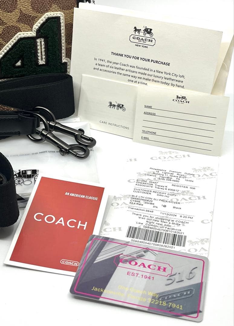 【新品・未使用】COACH サリバン クロスボディ シグネチャー