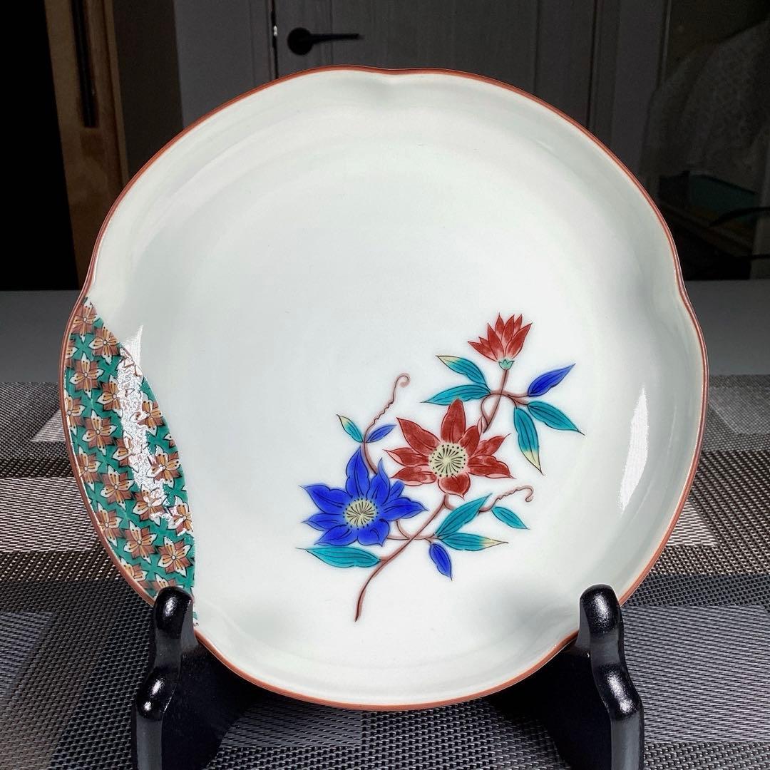 九谷焼　美山　取皿　5種5枚　柄違い