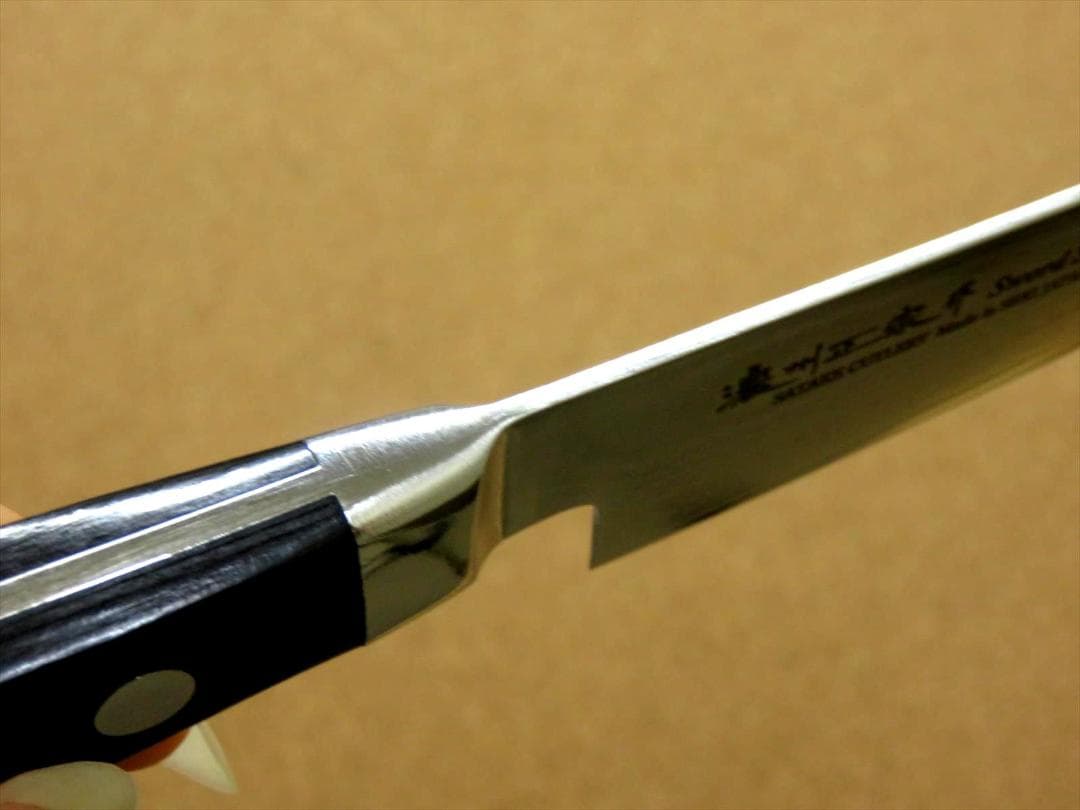 関の刃物 ペティナイフ 135mm 濃州正宗作 ダマスカス69層 果物包丁 両刃