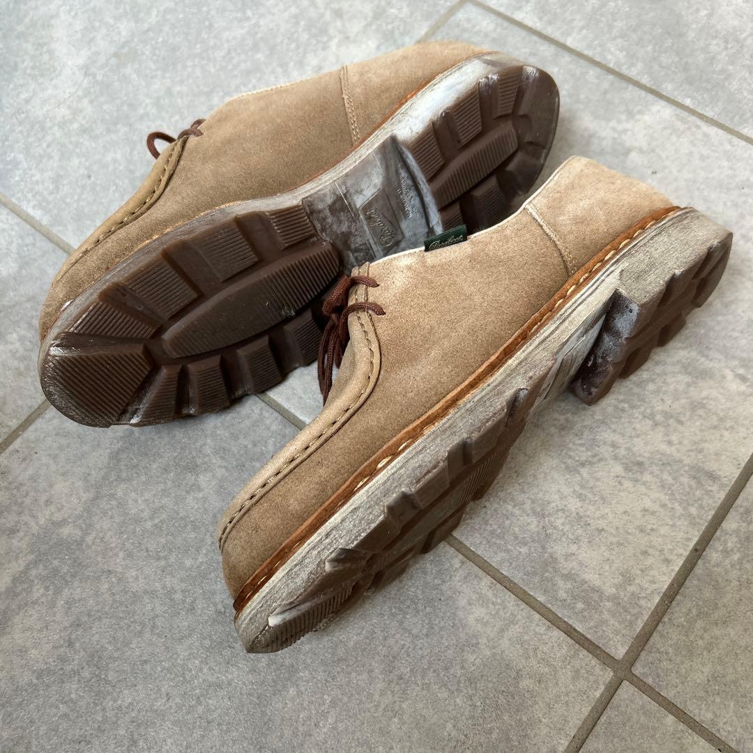 パラブーツ　ベージュ モカシン