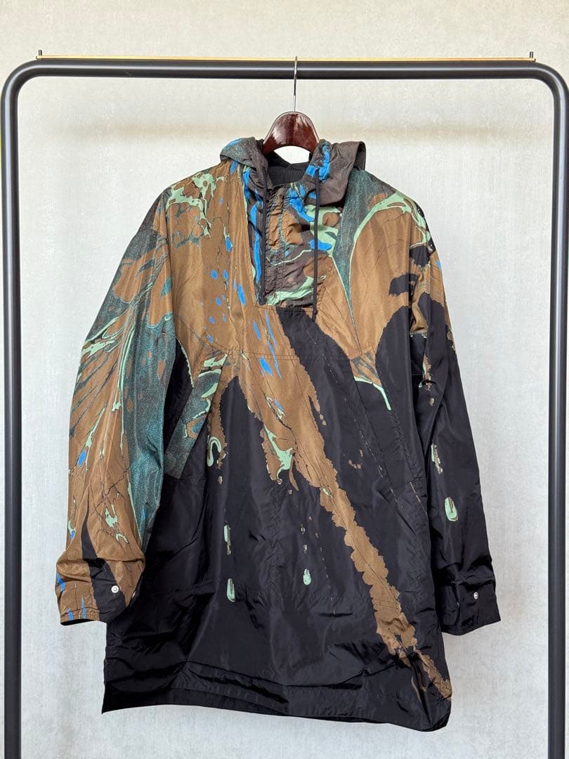 Dries Van Noten 18aw マーブル柄アノラック