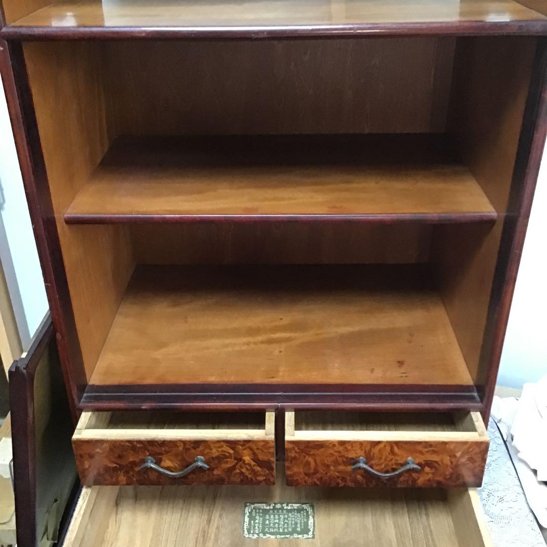 棚　茶棚　銘木　家具　金戸