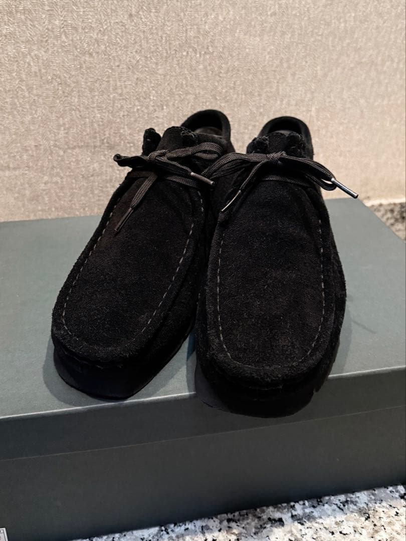 クラークス ワラビー ゴアテックス Clarks Wallabee GTX 黒