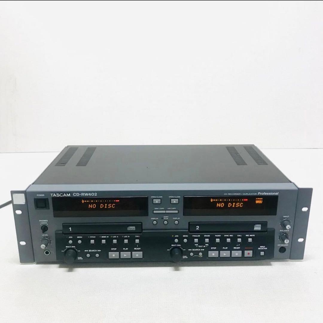 【美品】TASCAM CD-RW402 CDレコーダー タスカム