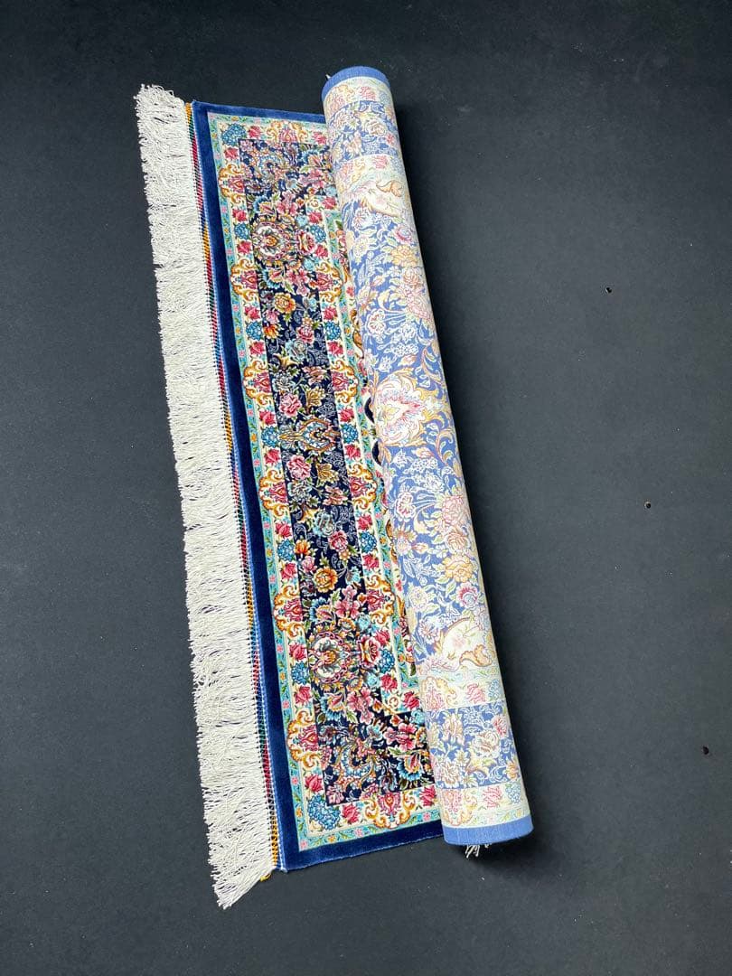 最高級 ペルシャ絨毯シルク イラン クム産 約225万ノット102×153cm