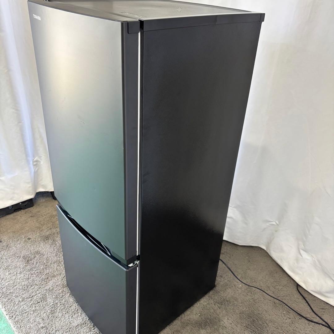 ★595　冷蔵庫　未使用　展示品　東芝　安い　黒　一人暮らし　綺麗　設置無料‼️