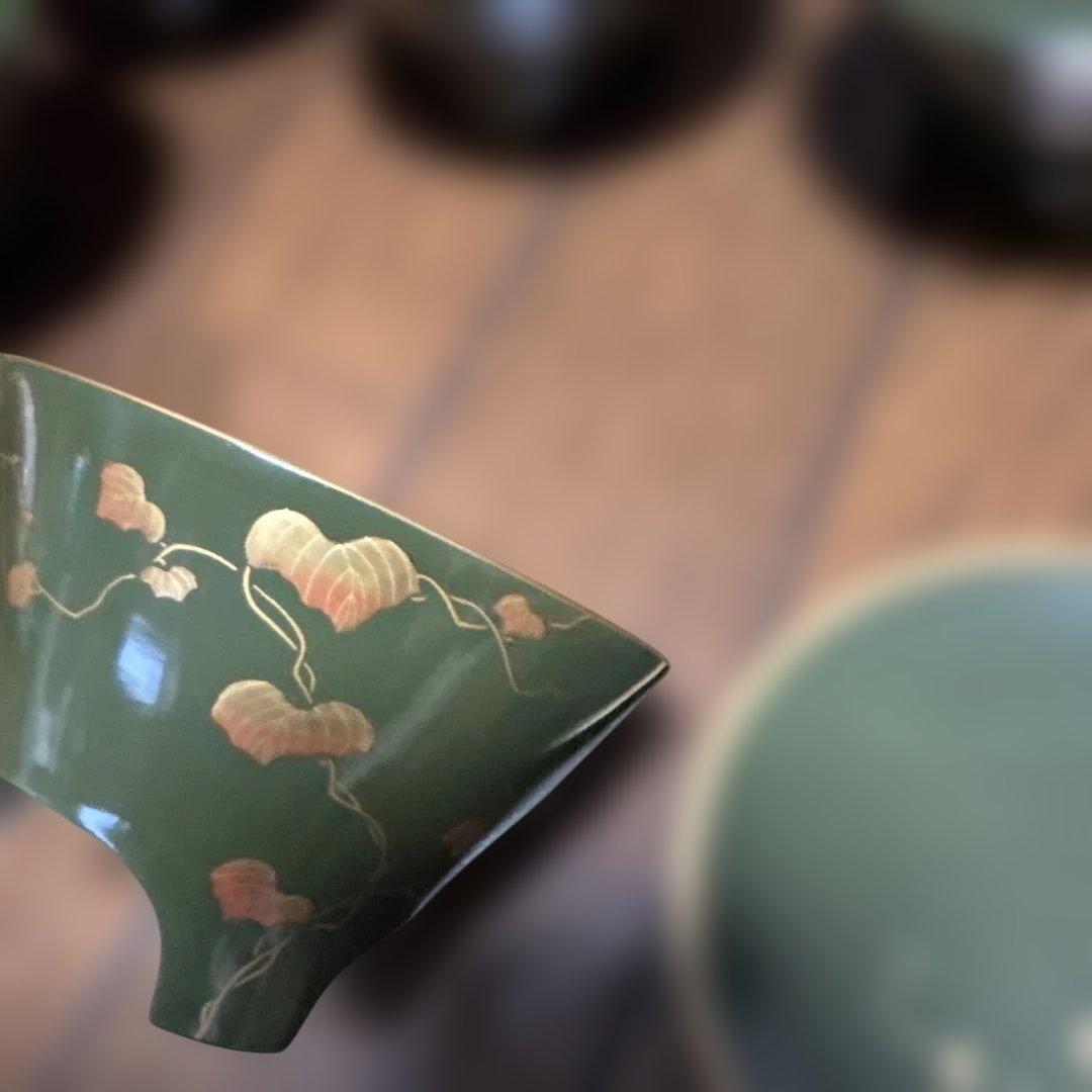 期間限最終処分特価逸品輪島アンティークお吸い物椀五客セット煮物や向付上品オシャレ