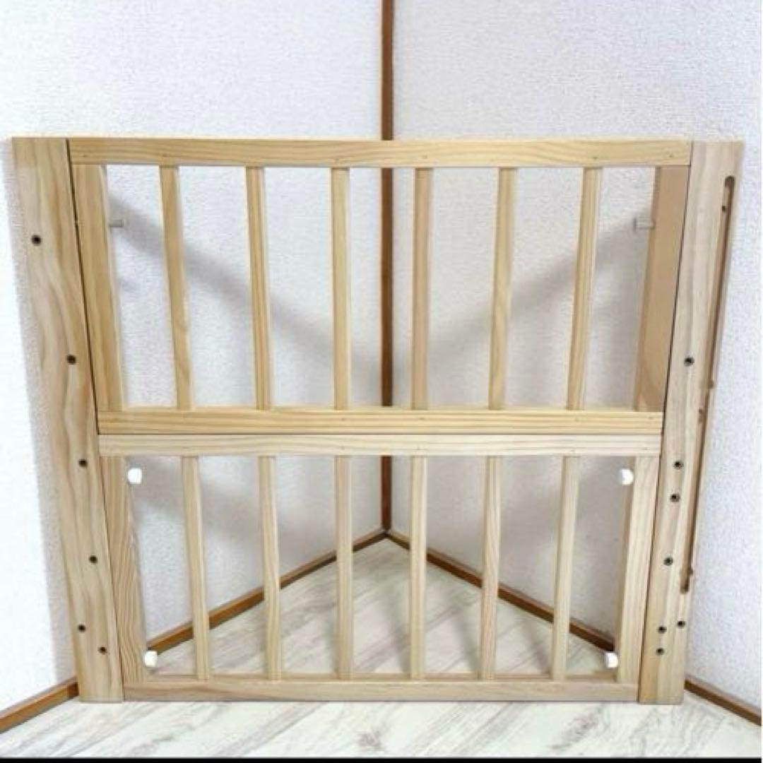 美品 部品完備 大和屋 レギュラーサイズ トール Wオープン ベビーベッド