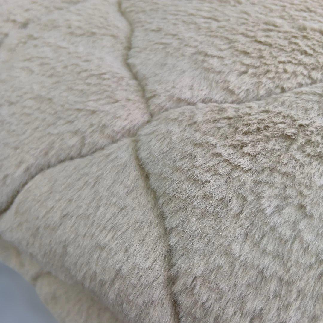 ラビットファー 敷きパッド 3枚セット100cm x 205cm