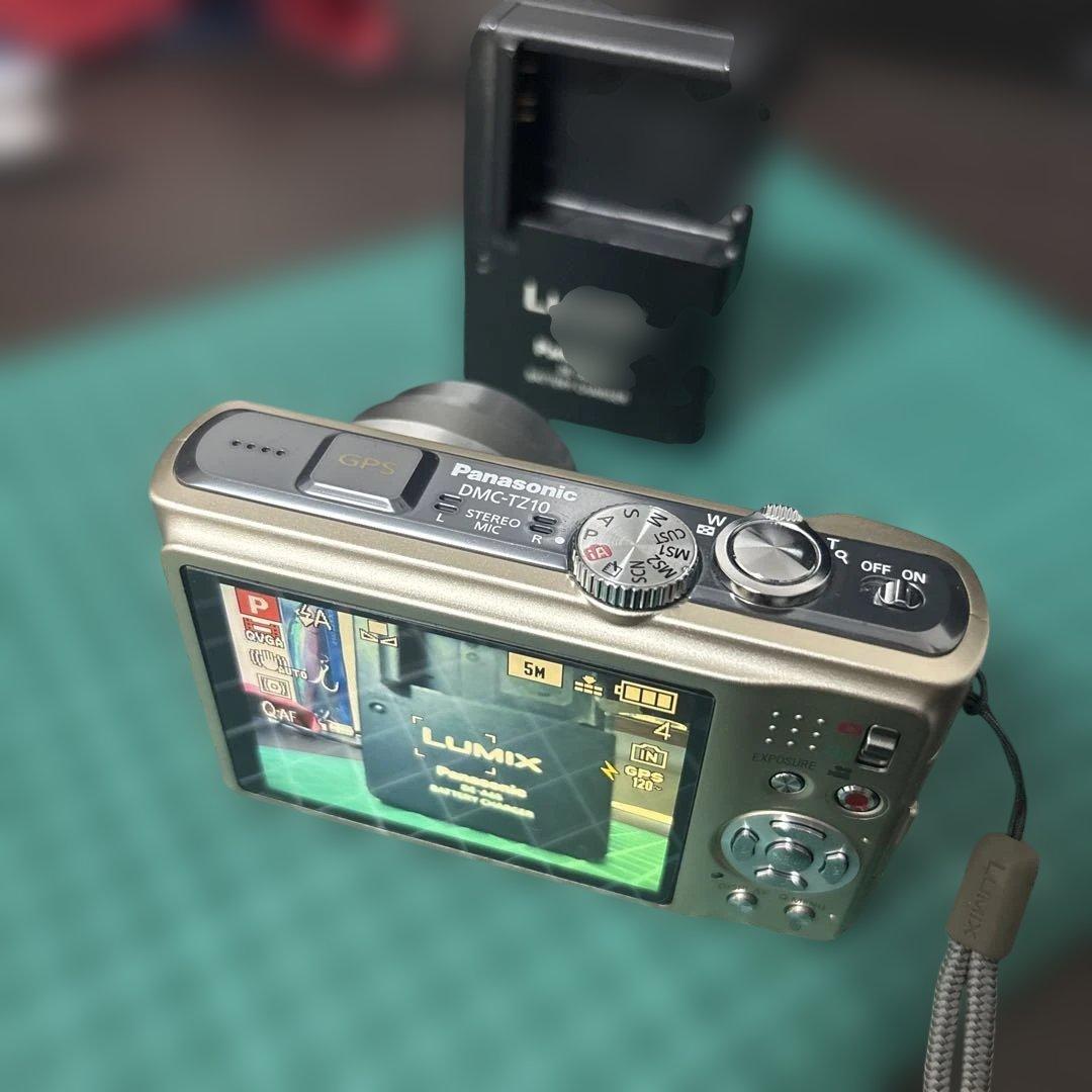 Panasonic DMC-TZ10 ゴールド　デジカメ