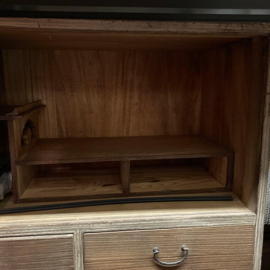 桐タンス　古家具　箪笥　テレビ台　チェスト　アンティーク　レトロ　古民家　岐阜