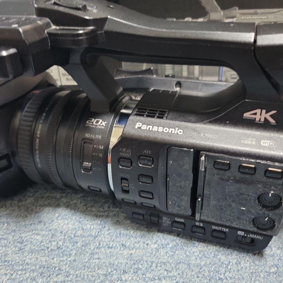 Panasonic HC-X1000 4Kビデオカメラ　純正バッテリー3個付き