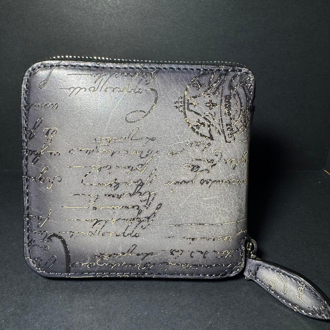 希少★ベルルッティ インケース トート レザー カリグラフィ グレー