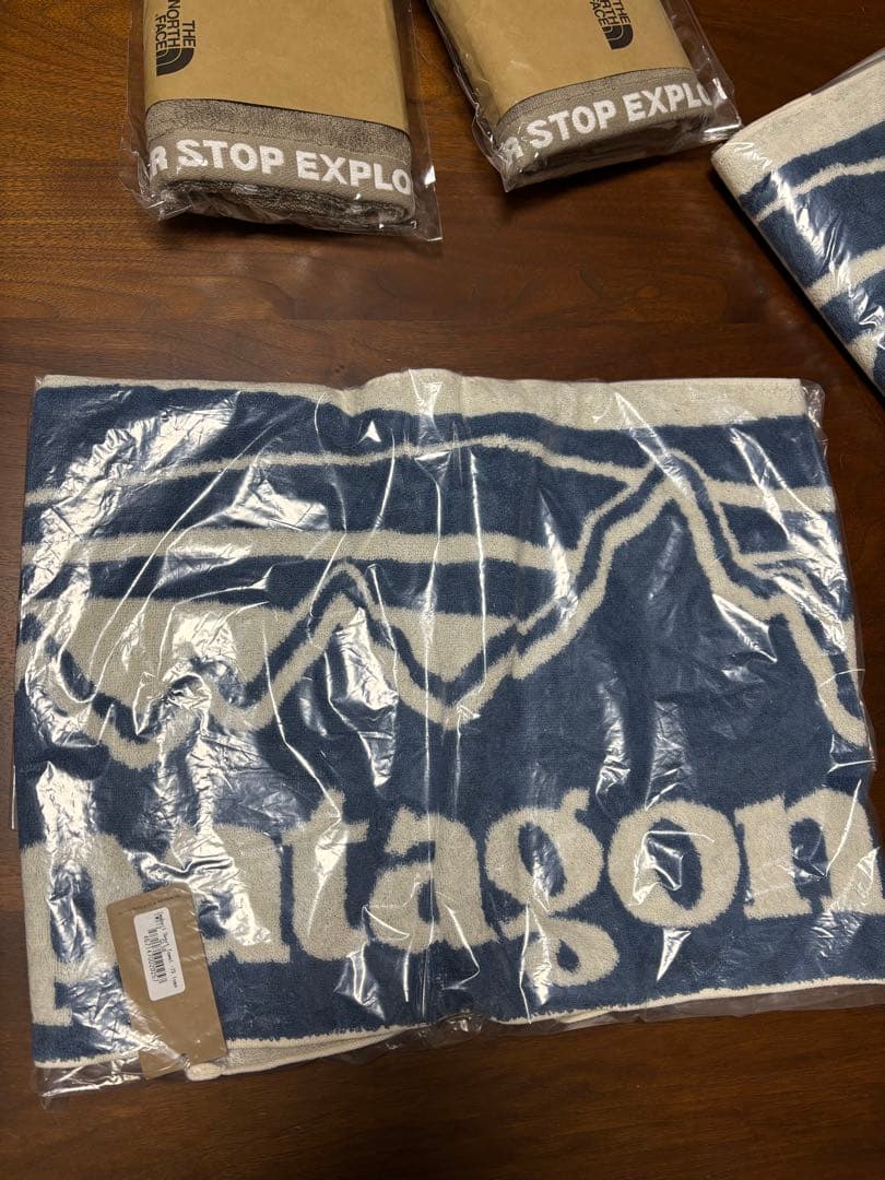 パタゴニア　ノースフェイス　スポーツタオル　4点セット　新品未使用