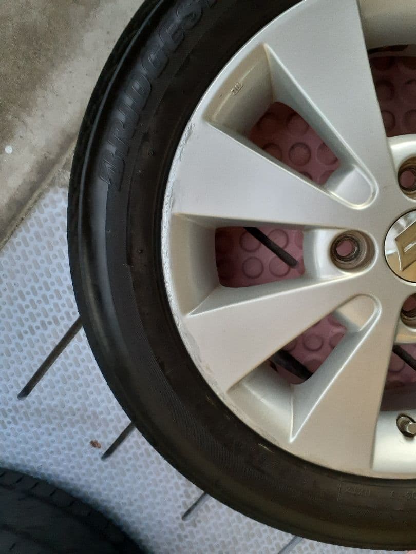 スズキ 155/65r14 アルミホイールタイヤ4本セット　送料込み