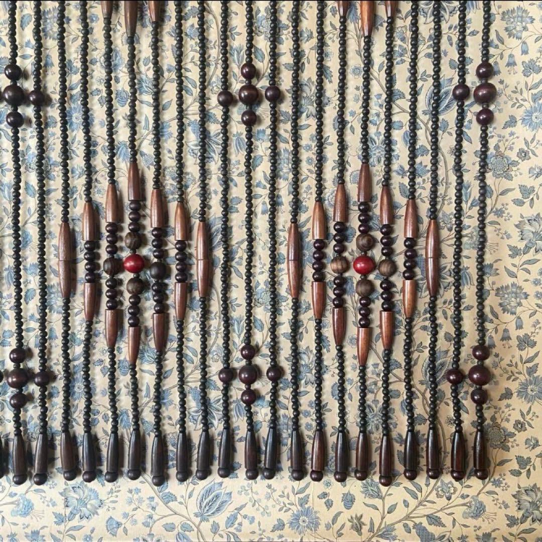 昭和レトロ　珠のれん　暖簾　当時物　アンティーク