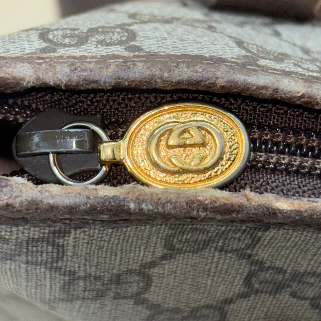GUCCI オールドグッチ GG柄 ショルダーバッグ ヴィンテージ