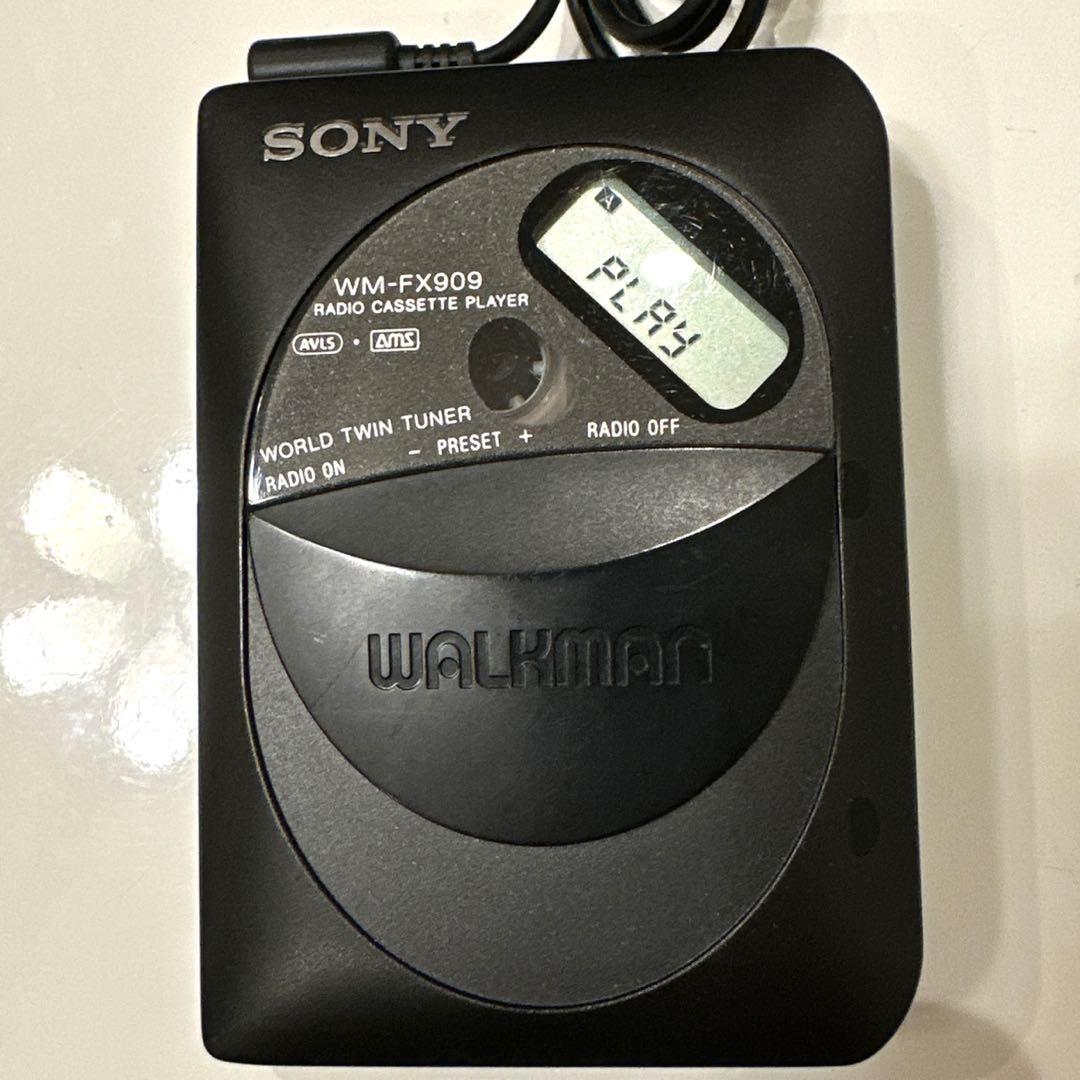 【極美DE修復品】SONY Cassette WALKMAN WM-FX909