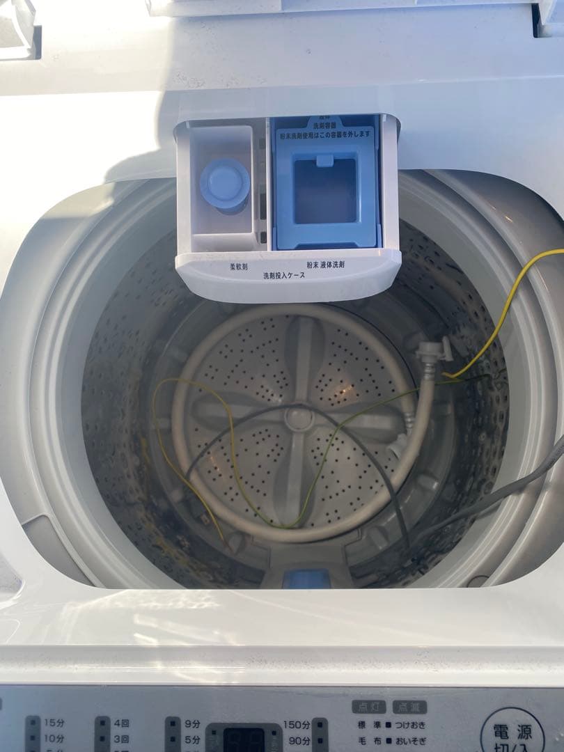 【2025年製】（キズあり）縦型洗濯機 YAMZEN YWM-60