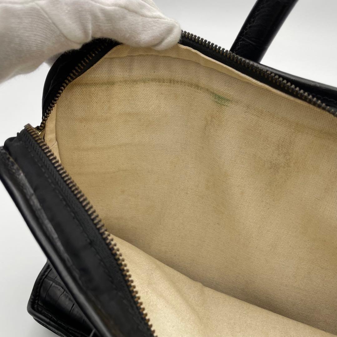 やま様 美品✨フェリージ　ブリーフケース　ビジネス　クロコダイル