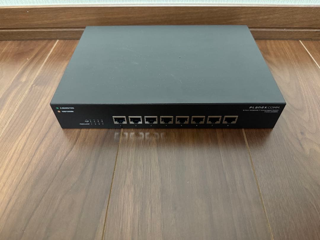【美品】プラネックス 10GbE 8ポートスイッチ FXXG-0008IM