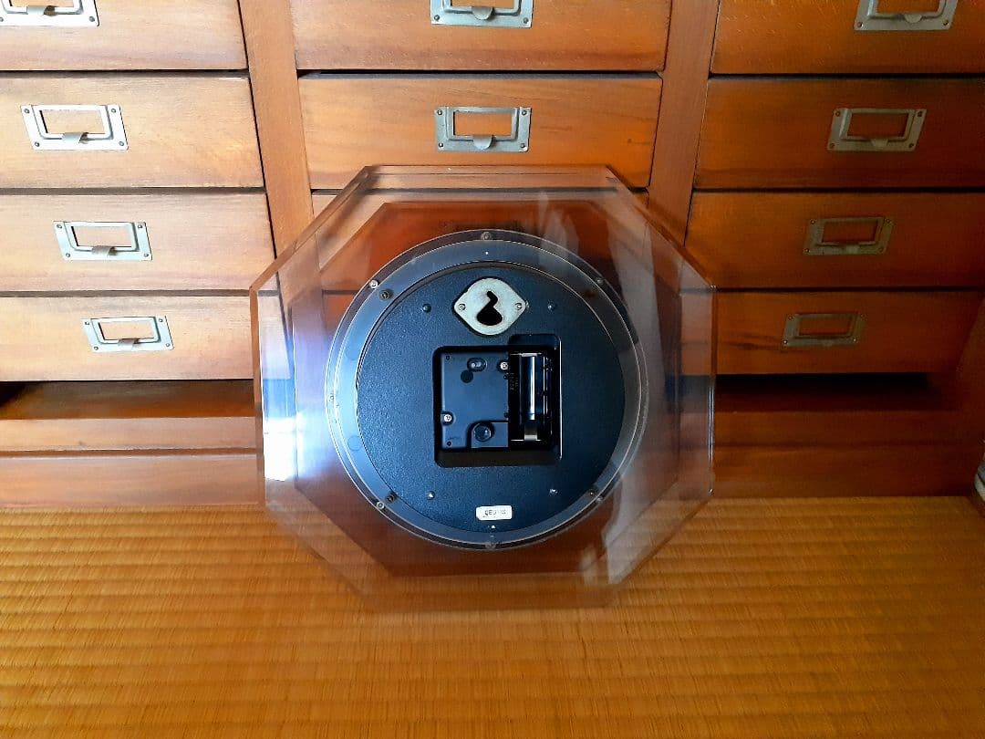 70's　SEIKO　掛け時計　ミッドセンチュリー　ビンテージ　レトロ　八角