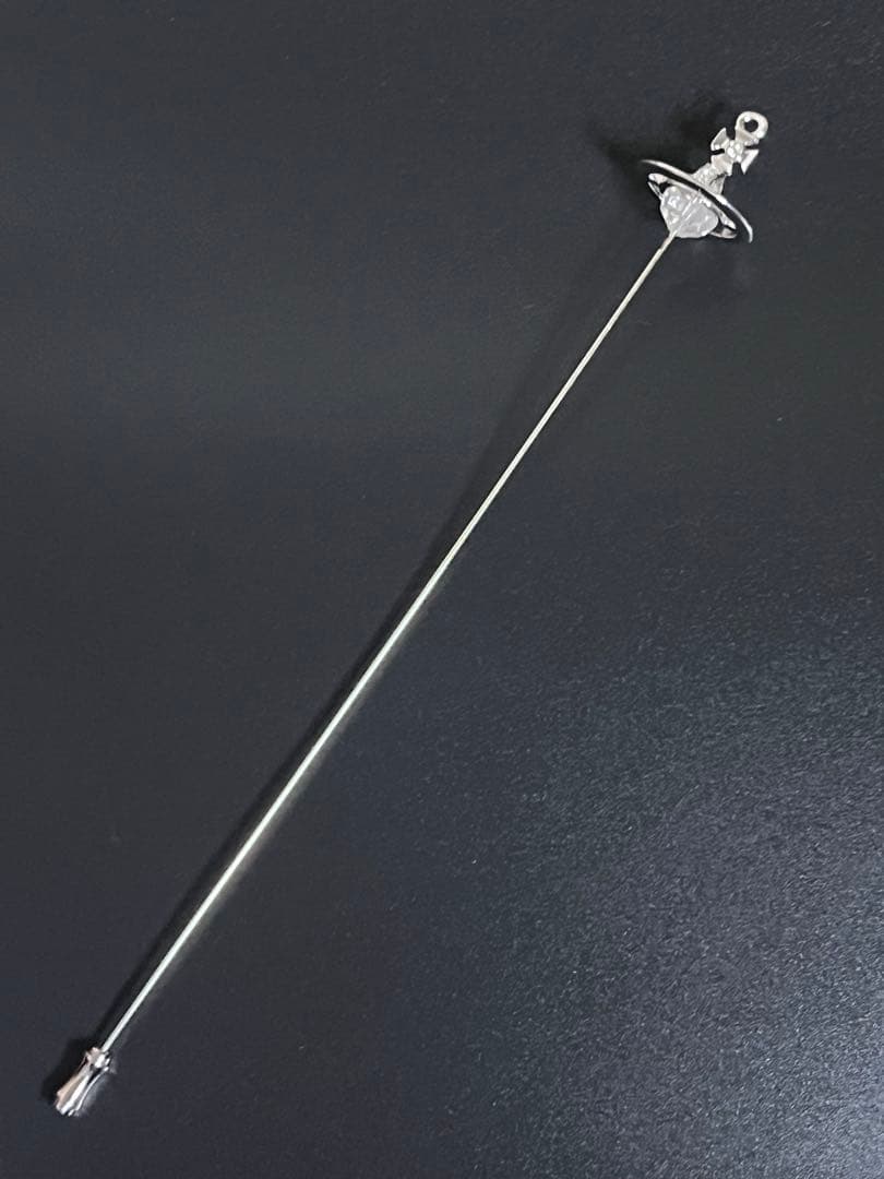 VivienneWestwoodロング ピンブローチ グラスカット クリスタル