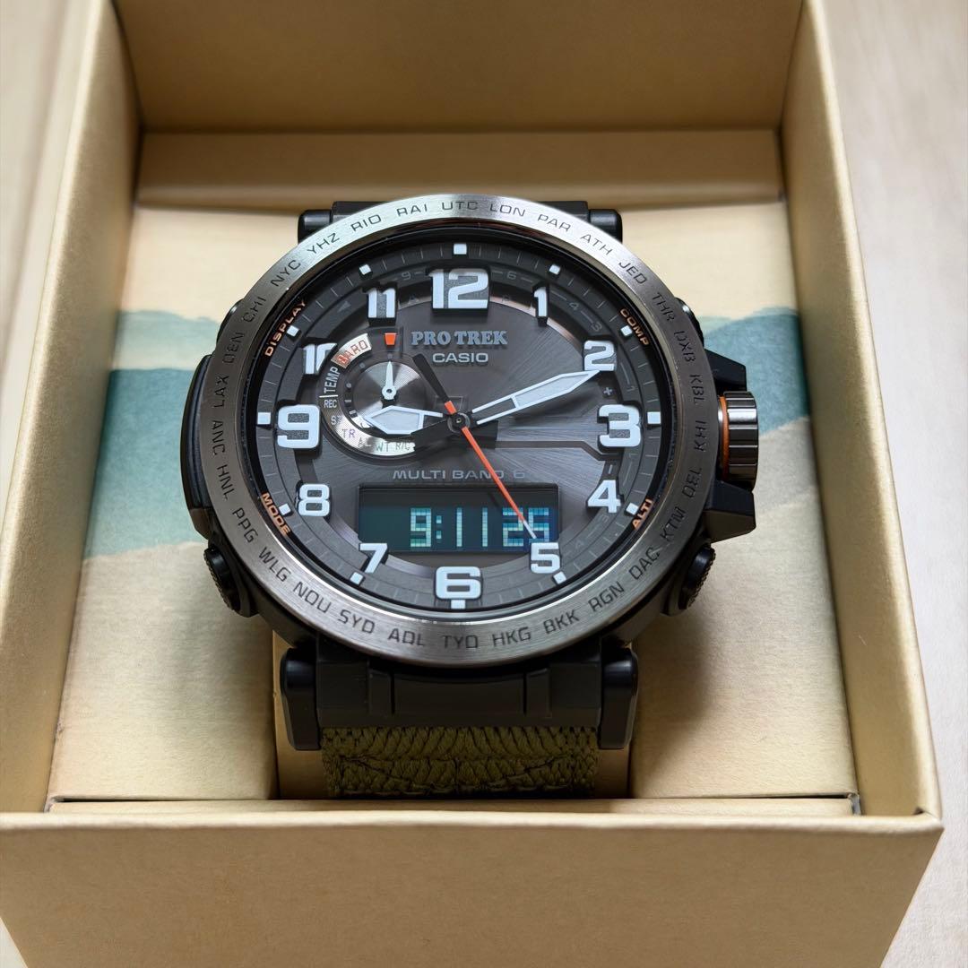 【新品未使用】プロトレック　prw-6600yb-3jf 電波ソーラー