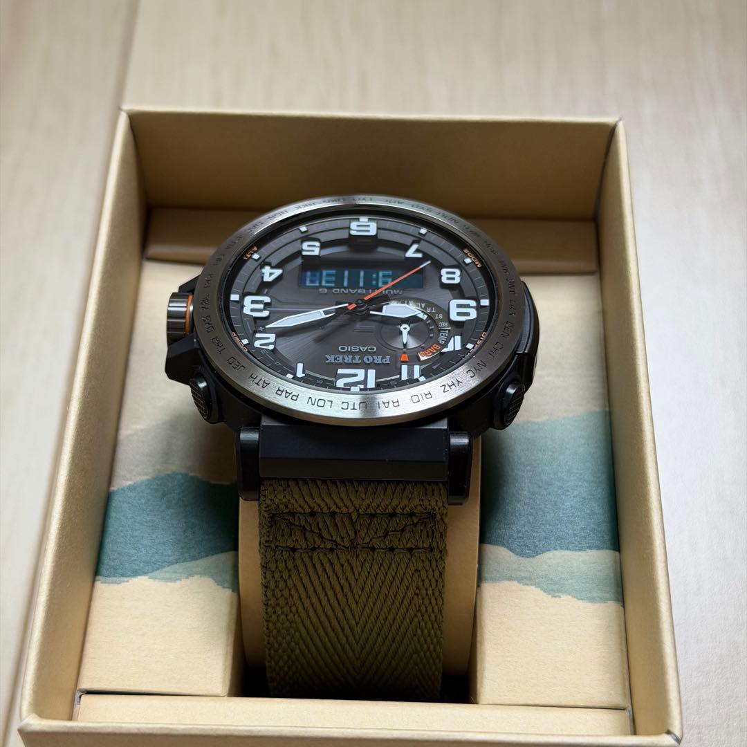 【新品未使用】プロトレック　prw-6600yb-3jf 電波ソーラー