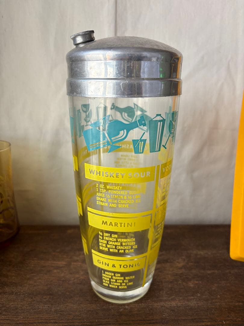 アメリカン雑貨 ビンテージ カクテルシェイカー