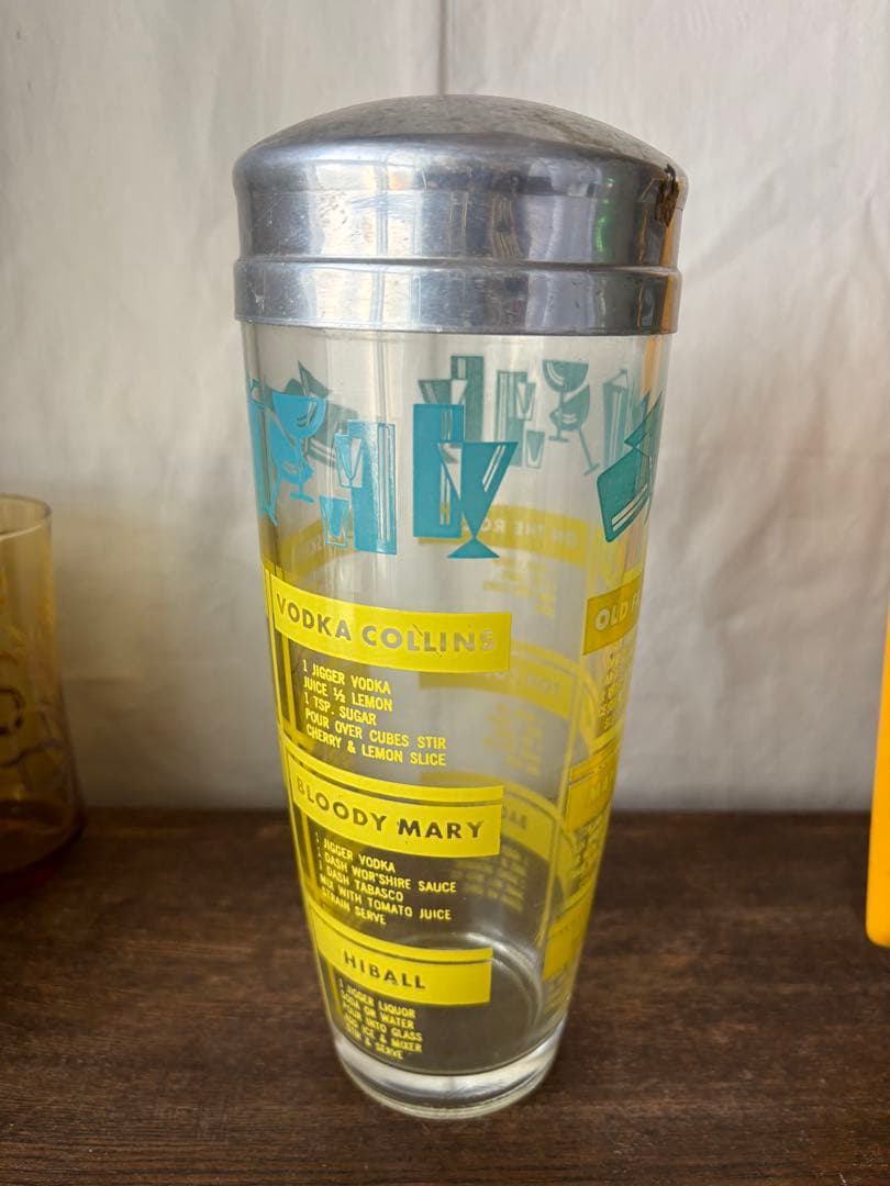 アメリカン雑貨 ビンテージ カクテルシェイカー