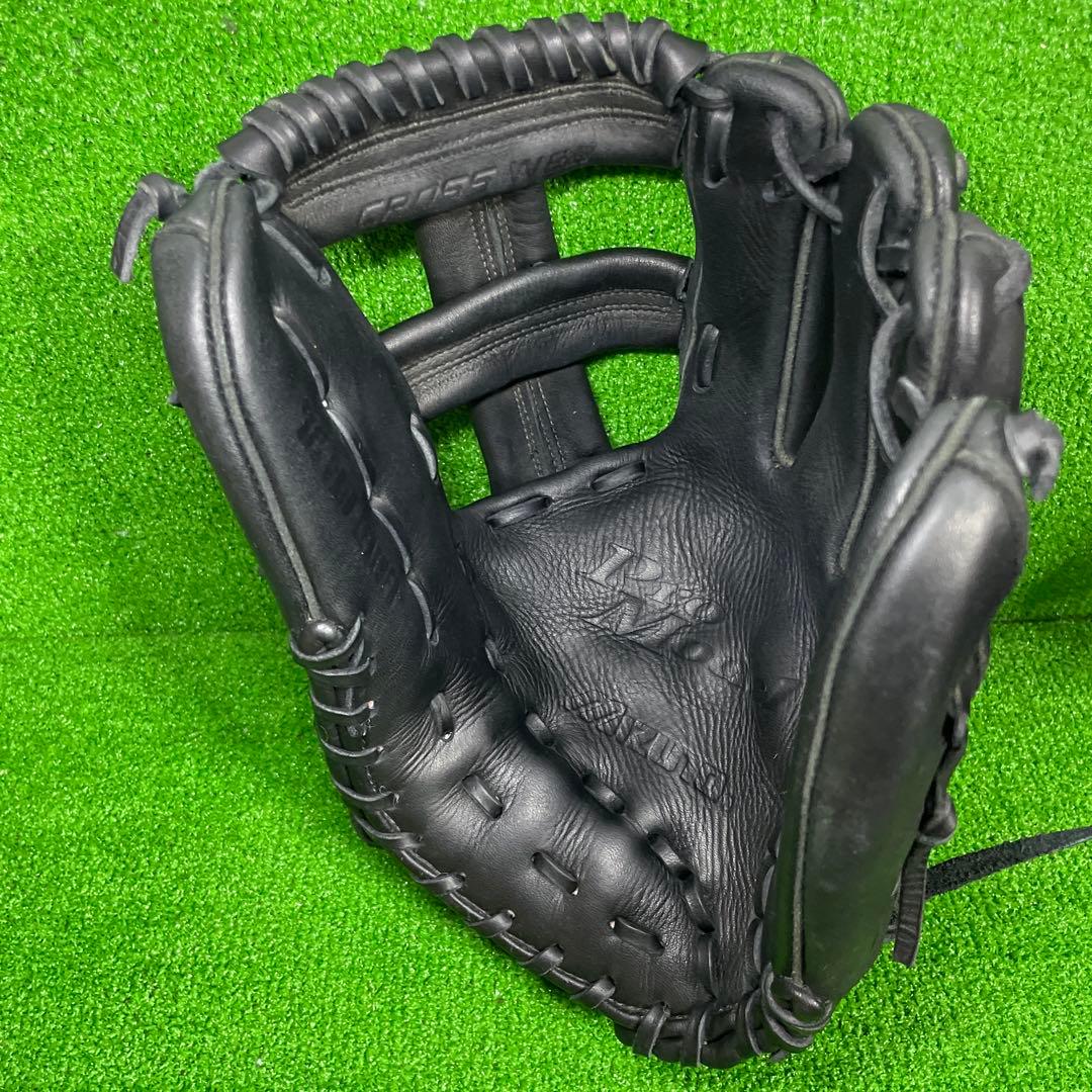 ミズノ ビューリーグ 軟式用 内野手用 大人用 日本製 ビッグM 折り返しハーフ