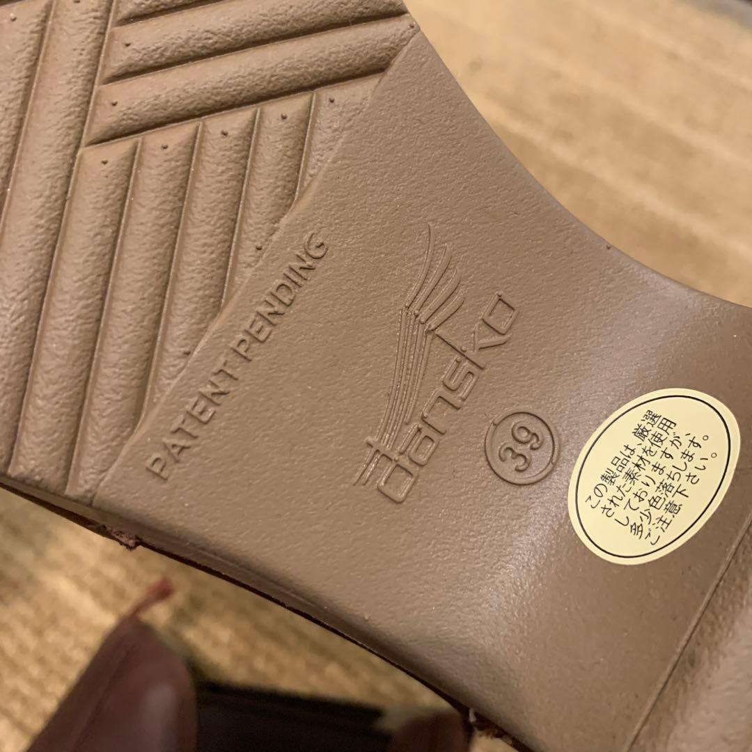 未使用Danskoサイドゴアブーツ 39