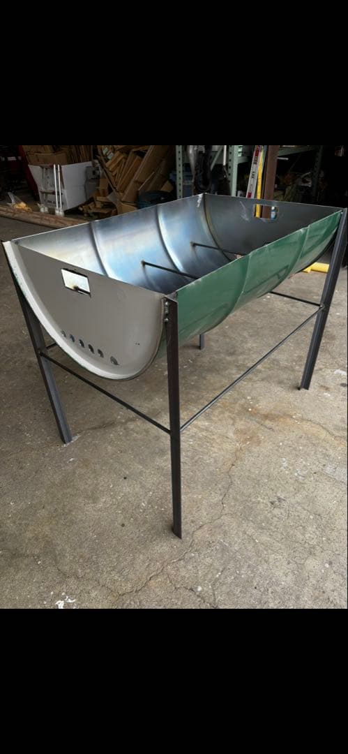 大型バーベキューコンロ　ドラム缶