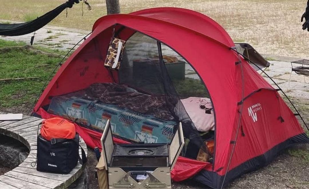 希少品 MINIMAL WORKS パプリカレッド ドーム型テント