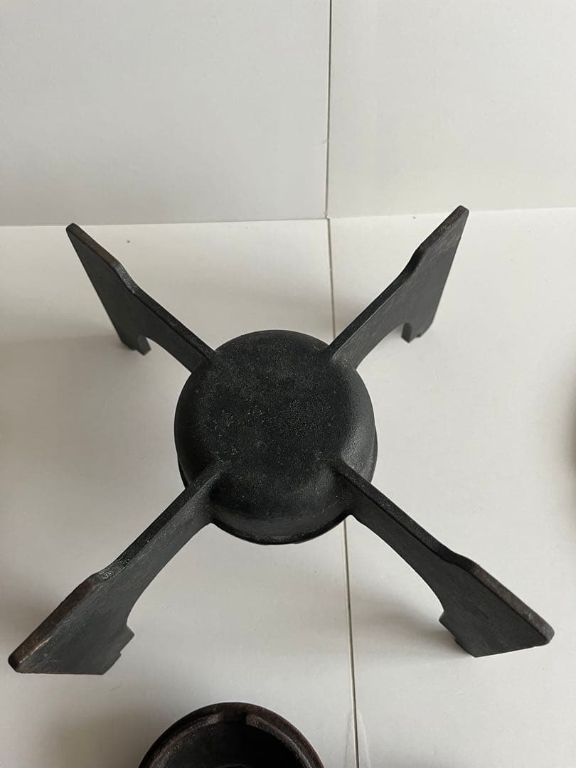 希少　廃盤　クーザンス フォンデュポットセット　22cm チョコレート色