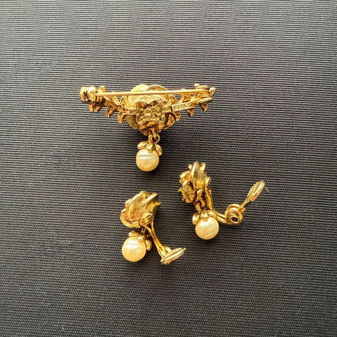 KENZO ブローチ&イヤリング